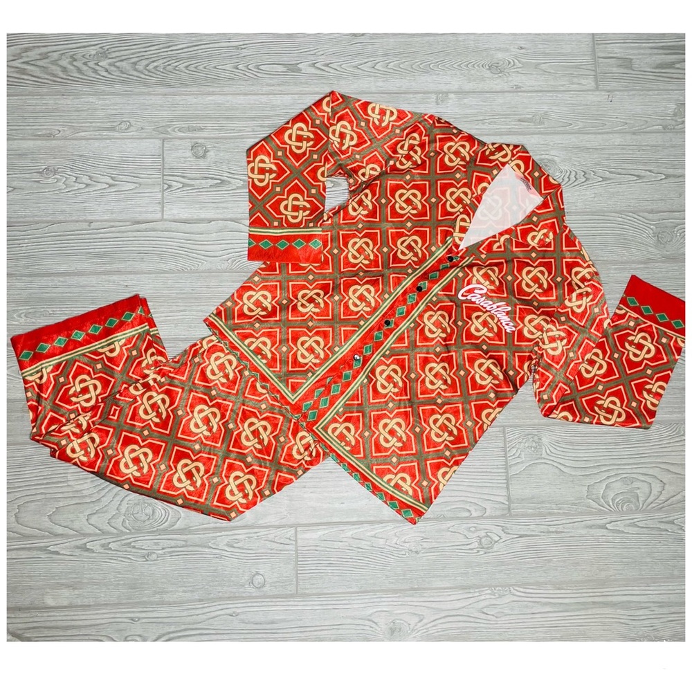 Ladder Women’s geometric Casablanca Ingrid loungewear pajamas sleep wear small